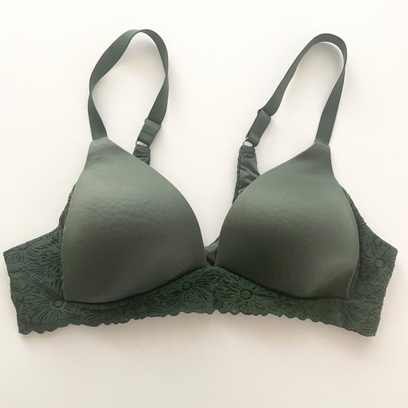aerie Other - Aerie green lace real sunnie wireless bralet- size 36A